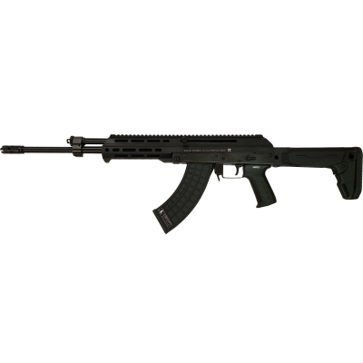 M+M Inc M10X AK-47 Rifle - Black | 7.62x39 | 16.5" Barrel | Short Handguard | Left Side Charging Handle | Magpul Zhukov Side-Folding 5-position Collapsible Stock