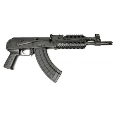 M+M Inc M10 AK-47 Pistol - Black | 7.62x39 | 12" Barrel | Quad Rail | Chaos Brake