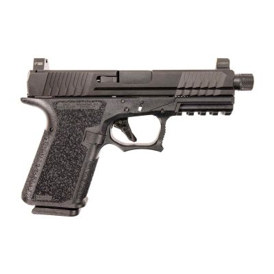 Polymer 80 PFC9 Pistol - Black | 9mm | 4" Threaded Barrel | 15rd | Suppressor Height Night Sights