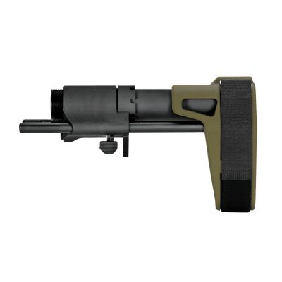 SB Tactical SB PDW Pistol Stabilizing Brace - OD Green | AR Pistol Compatible | 3 Position Adjustable