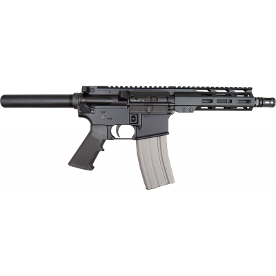 Del-Ton LIMA MLOK Forged Aluminum AR15 Pistol - Black | 5.56NATO | 7.5" Heavy Profile Barrel | 6.5" M-LOK Rail | A2 Flash Hider