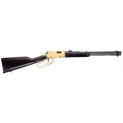 Rossi Rio Bravo Lever Action Rifle - Gold | .22 LR | 18" Barrel | 15rd | Dark Hardwood Stock & Forend