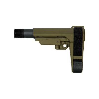 SB Tactical SBA3 Pistol Stabilizing Brace - OD Green | 5-Position Adjustable