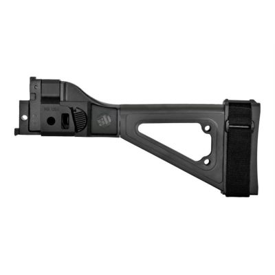 SB Tactical SBT 805 Bren Pistol Stabilizing Brace - Black | CZ 805 Bren Compatible | Side Folding | CZ Adapter
