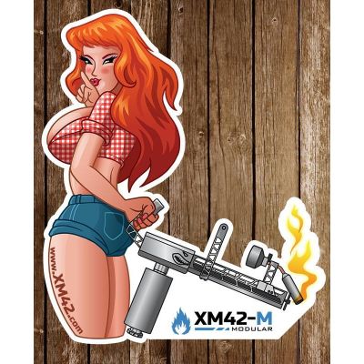 XM42-M Sticker - Girl