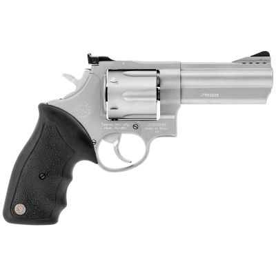 Taurus 44 Revolver - Stainless Steel | .44 Mag | 4" Barrel | 6rd | Rubber Grip | Ported Barrel