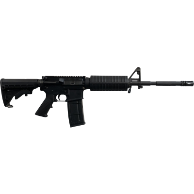 R Guns TRR15 Forged M4 AR15 Rifle - Black | 5.56NATO | 16" Govt. Profile Barrel | A2 Handguard & Grip | A2 Front Sight & Flash Hider