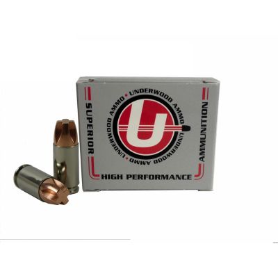 Underwood Ammo 9mm Luger Handgun Ammo - 115 Grain | +P | Xtreme Penetrator