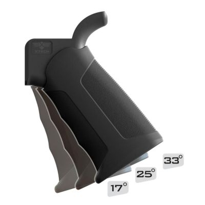 XTech Tactical ATG AR15 Tactical Adjustable Grip - Black