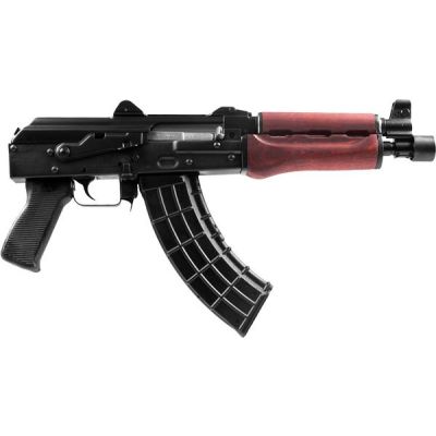 Zastava ZPAP92 AK-47 Pistol BULGED TRUNNION 1.5MM RECEIVER - Serbian Red Wood Handguard | 7.62x39 | 10" Chrome Lined Barrel