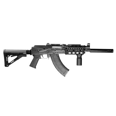Zastava ZPAP92 AK-47 Rifle- Dark Wood Handguard | 7.62x39 | 16.5" Barrel | Pinned and Welded Muzzle Extension | Underfolder Stock