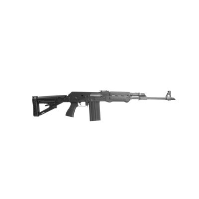 Zastava PAP M77 AK Sporting Rifle BULGED TRUNNION 1.5MM RECEIVER - Black | .308 Win - 7.62 NATO | 19.7" Chrome Lined Barrel | 20rd | Polymer Furniture | Adjustable Gas System