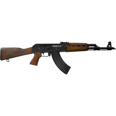 Zastava ZPAPM70 AK-47 Rifle BULGED TRUNNION 1.5MM RECEIVER - Battle Worn Dark Walnut | 7.62x39 | 16.3" Chrome Lined Barrel