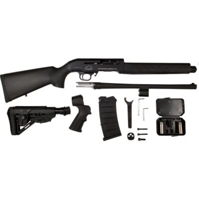 Black Aces Tactical Pro Series M Semi-Auto Shotgun - Black | 12ga | 18.5" Barrel | KIT - ASSEMBLY REQUIRED