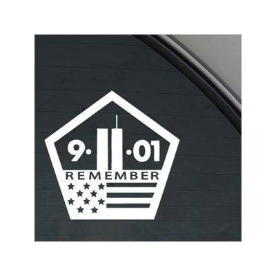 9/11/01 Sticker