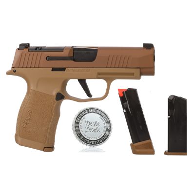 SIG Sauer P365 XL 2A, 9mm Luger, 3.7 in Barrel, Optics Ready, 17+1, Coyote