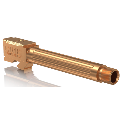 CMC Match Precision 9mm 4.48" Bronze Fluted and Threaded Barrel Compatible w/ Glock 17 Gen 3-4 