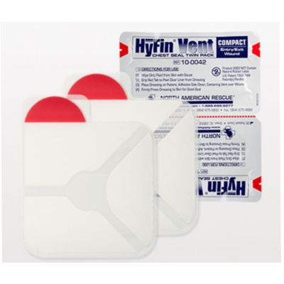 Compact Chest Seal Dressing - HYFIN Vented