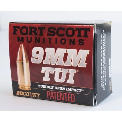Fort Scott Munitions 9mm Luger - TUI - 115 Grain - 20 Rounds