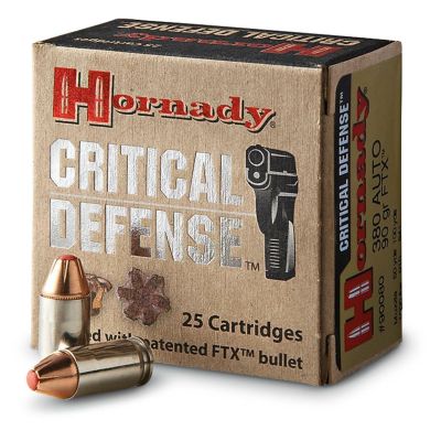Hornady Critical Defense 9mm 115gr FTX 25rd Box