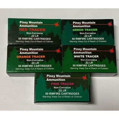 Piney Mountain 22LR - RED TRACER - 50 Rounds