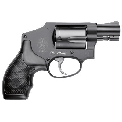 Smith & Wesson Model 442 Performance Center 38 S&W Spl +P 5 Shot 1.88" Stainless Steel Barrel, Carbon Steel Cylinder, Aluminum J-Frame, Black Metal Finish, Includes Moon Clips, No Internal Lock