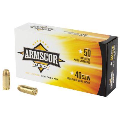 Armscor 40 S&W 180gr FMJ 50rd Box