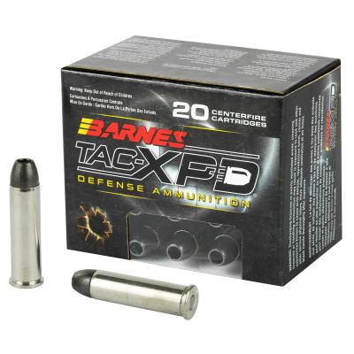 Barnes TAC-XPD, 357 MAG, 125 Grain, TAC-XP, Hollow Point, Lead Free, 20 Round Box, California Certified Nonlead Ammunition BPD357M2