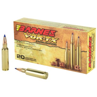 Barnes VOR-TX, 300WSM, 165 Grain, Tipped Triple Shock X, Boat Tail, Lead Free, 20 Round Box, California Certified Nonlead Ammunition 21536