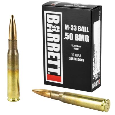 Barrett 50 BMG 661gr FMJ 10rd Box