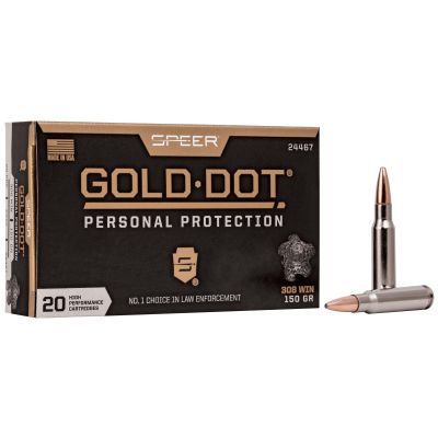 Speer Gold Dot 308 Win 150gr Gold Dot HP 20rd Box