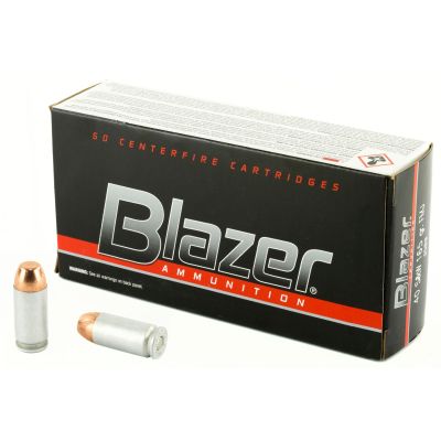 Blazer Ammunition Blazer, 40 S&W, 165 Grain, Full Metal Jacket, 50 Round Box 3589