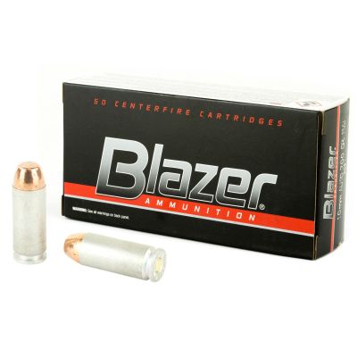 Blazer Ammunition Blazer, 10MM, 200 Grain, Full Metal Jacket, 50 Round Box 3597
