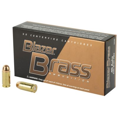 Blazer Ammunition Blazer Brass, 45 ACP, 230 Grain, Full Metal Jacket, 50 Round Box