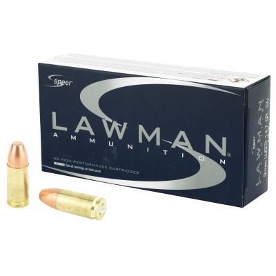 Speer Lawman Brass Promo Ammo 9mm 147 FMJ 50rd Box