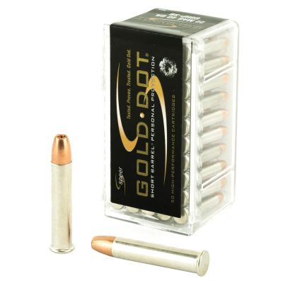 Speer Ammunition Short Barrel, 22WMR, Personal Protection, 40 Grain, Gold Dot Hollow Point, 50 Round Box 954