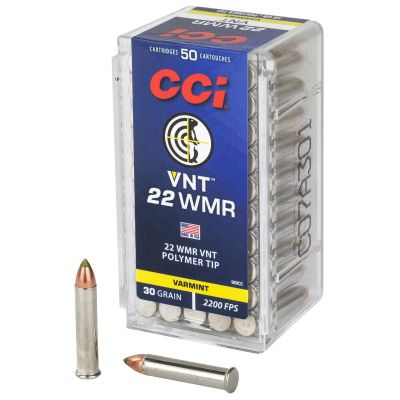 CCI CCI, 22 WMR, 30 Grain, Varmint Tip, 50 Round Box 969CC
