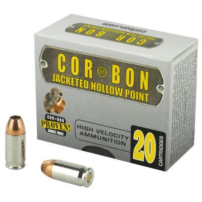 CorBon Self Defense, 380ACP, 90 Grain, Jacketed Hollow Point, 20 Round Box 38090