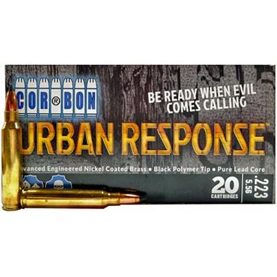 CorBon Urban Response, 223 Remington, 55 Grain, Frangible, 20 Round Box UR22355-20