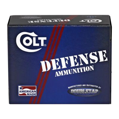 DoubleTap Ammunition Colt Defense 40 S&W 135gr JHP 20rd Box