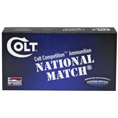 DoubleTap Ammunition Colt National Match 9mm 124gr FMJ 50rd Box