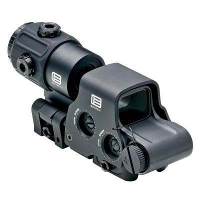 Eotech 68 MOA Ring w/ 2 MOA Dots Holographic Hybrid Night Vision Sight - Includes EXPS3-2 & G43 Magnifier