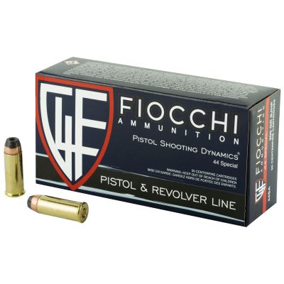 Fiocchi Ammunition Centerfire Pistol, 44 Special, 200 Grain, XTP, 50 Round Box 44SA500