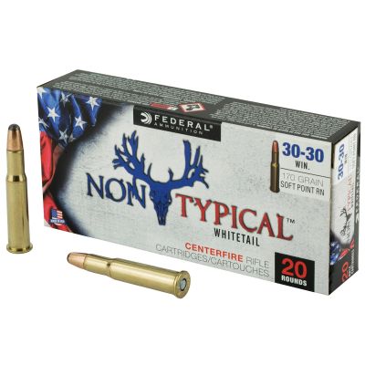 Federal Non Typical, 30-30, 170Gr, Soft Point, 20 Round Box 3030DT170