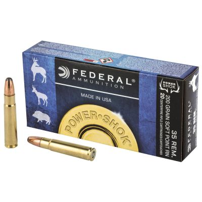Federal PowerShok, 35REM, 200 Grain, Soft Point, 20 Round Box 35A