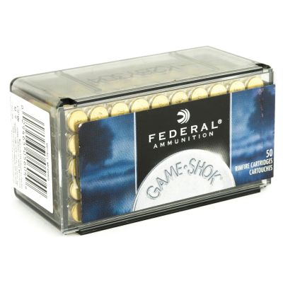 Federal GameShok, 22WMR, 50 Grain, Jacketed Hollow Point, 50 Round Box 757