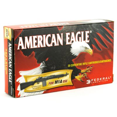Federal American Eagle, 762x51 NATO, 168 Grain, Open Tip Match, 20 Round Box A76251M1A