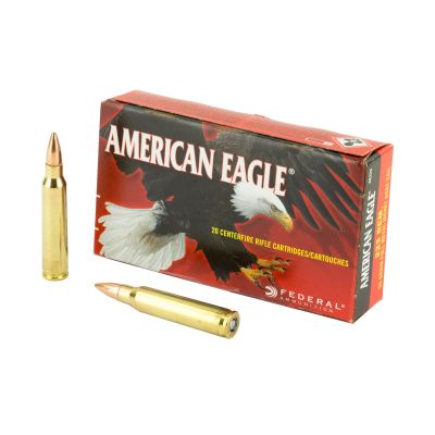 Federal American Eagle, 223REM, 55 Grain, Full Metal Jacket, 20 Round Box AE223