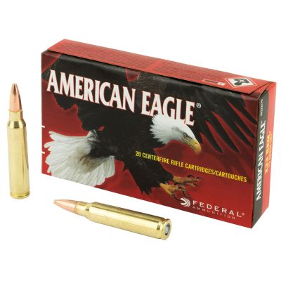 Federal American Eagle, 223 Rem, 75Gr Total Metal Jacket, 20 Round Box AE223T75
