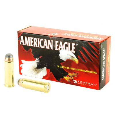 Federal American Eagle, 45LC, 225 Grain, Jacketed Soft Point, 50 Round Box AE45LC